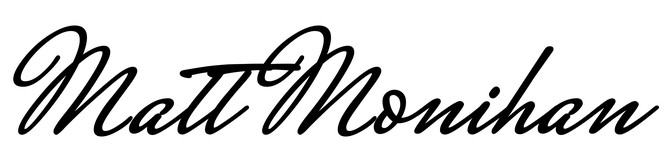 Matt Monihan's signature